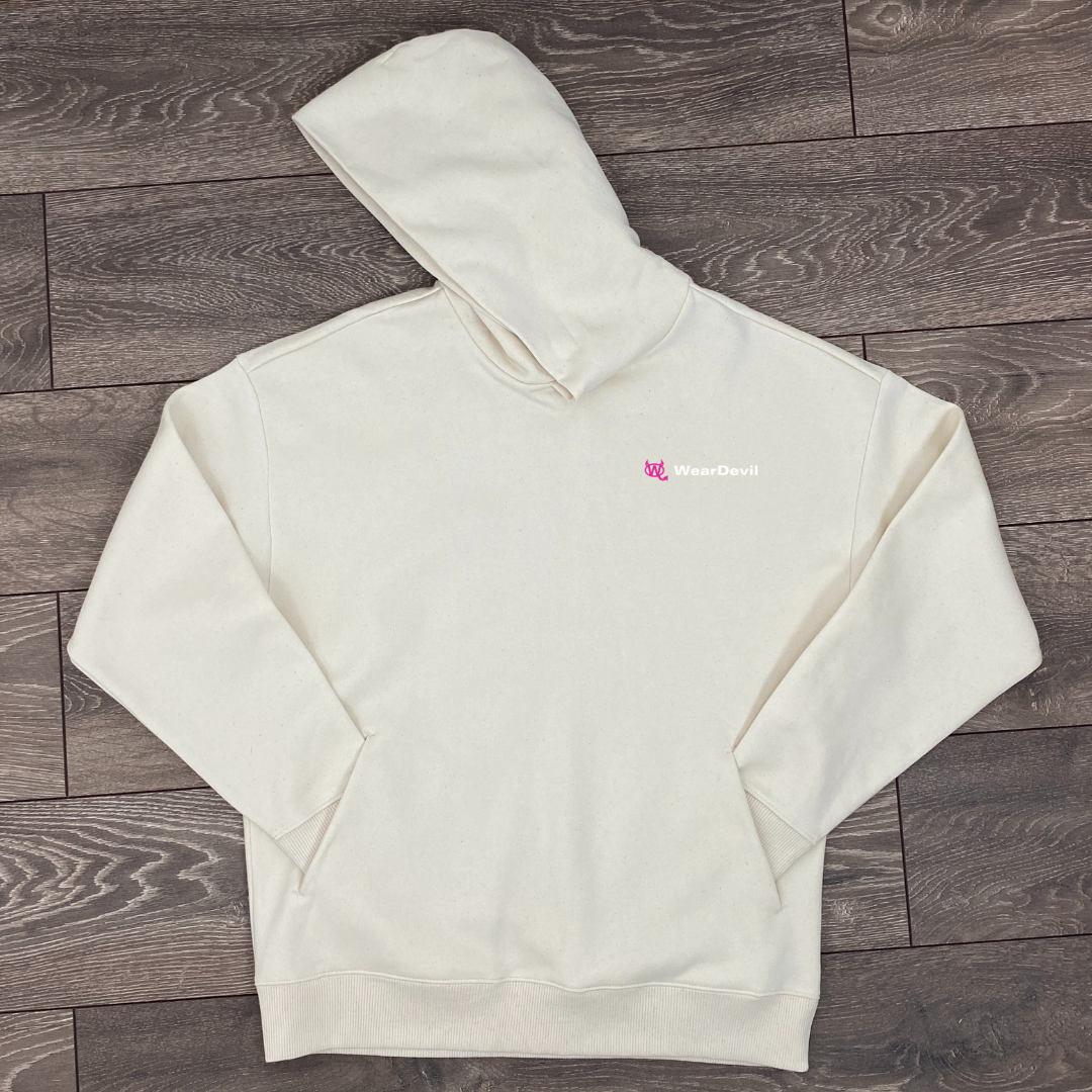 Unisex Oversized Hoodie - Pocket Logo - Streetwear Fit for Men & Women