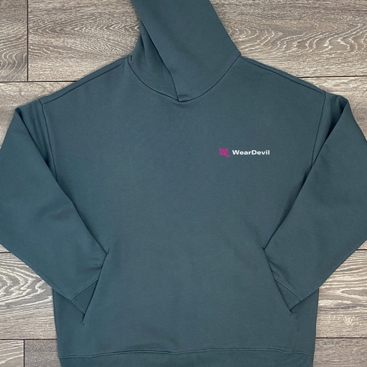 Unisex Oversized Hoodie - Pocket Logo - Streetwear Fit for Men & Women