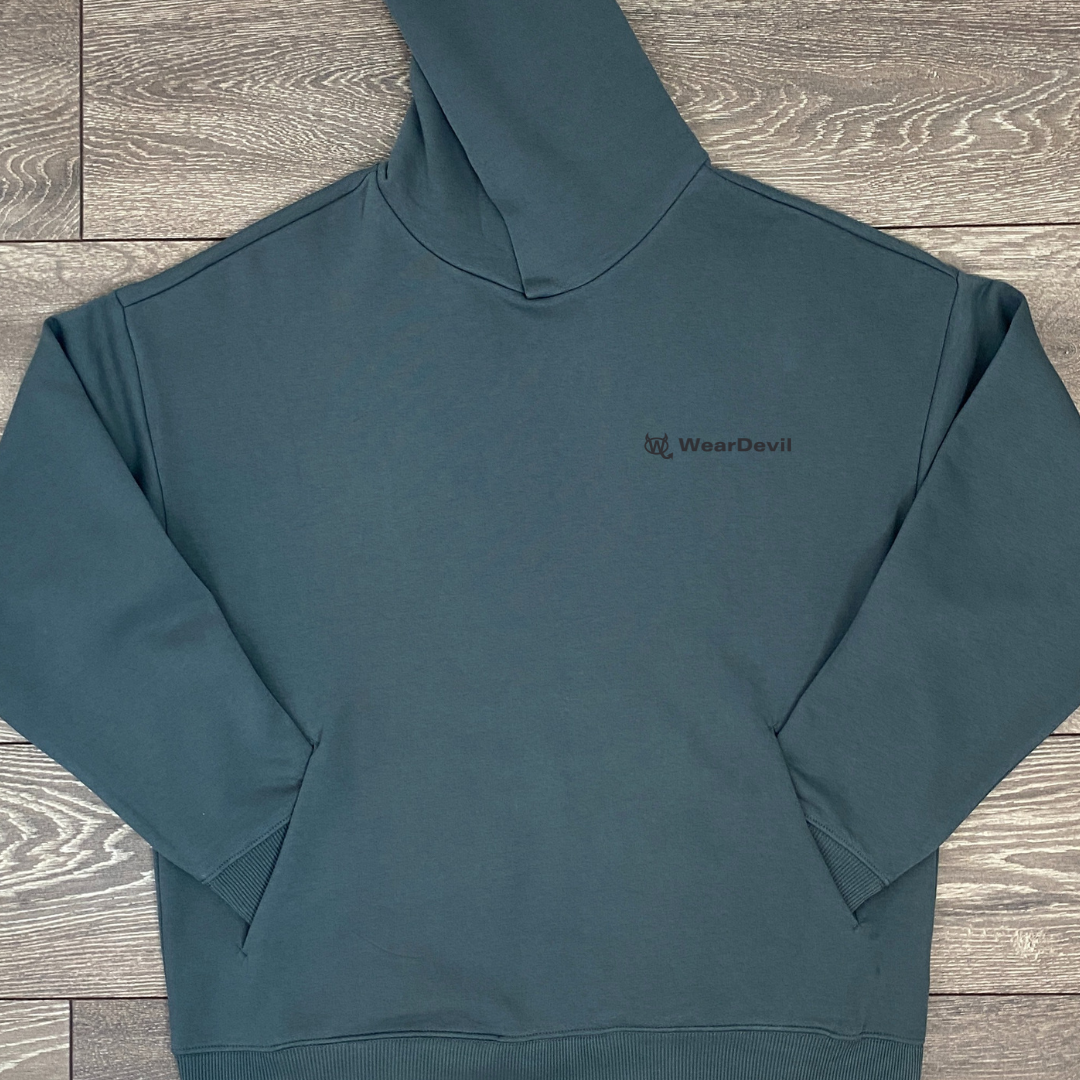 Unisex Oversized Hoodie - Pocket Logo - Streetwear Fit for Men & Women