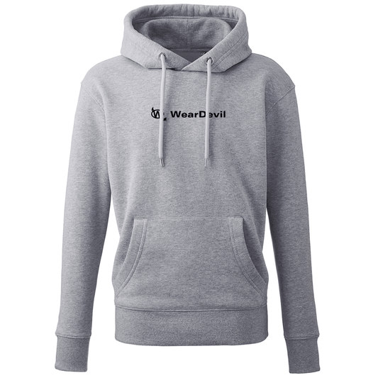Men's Hoodie - WD Chest Logo Dark Grey - WearDevil