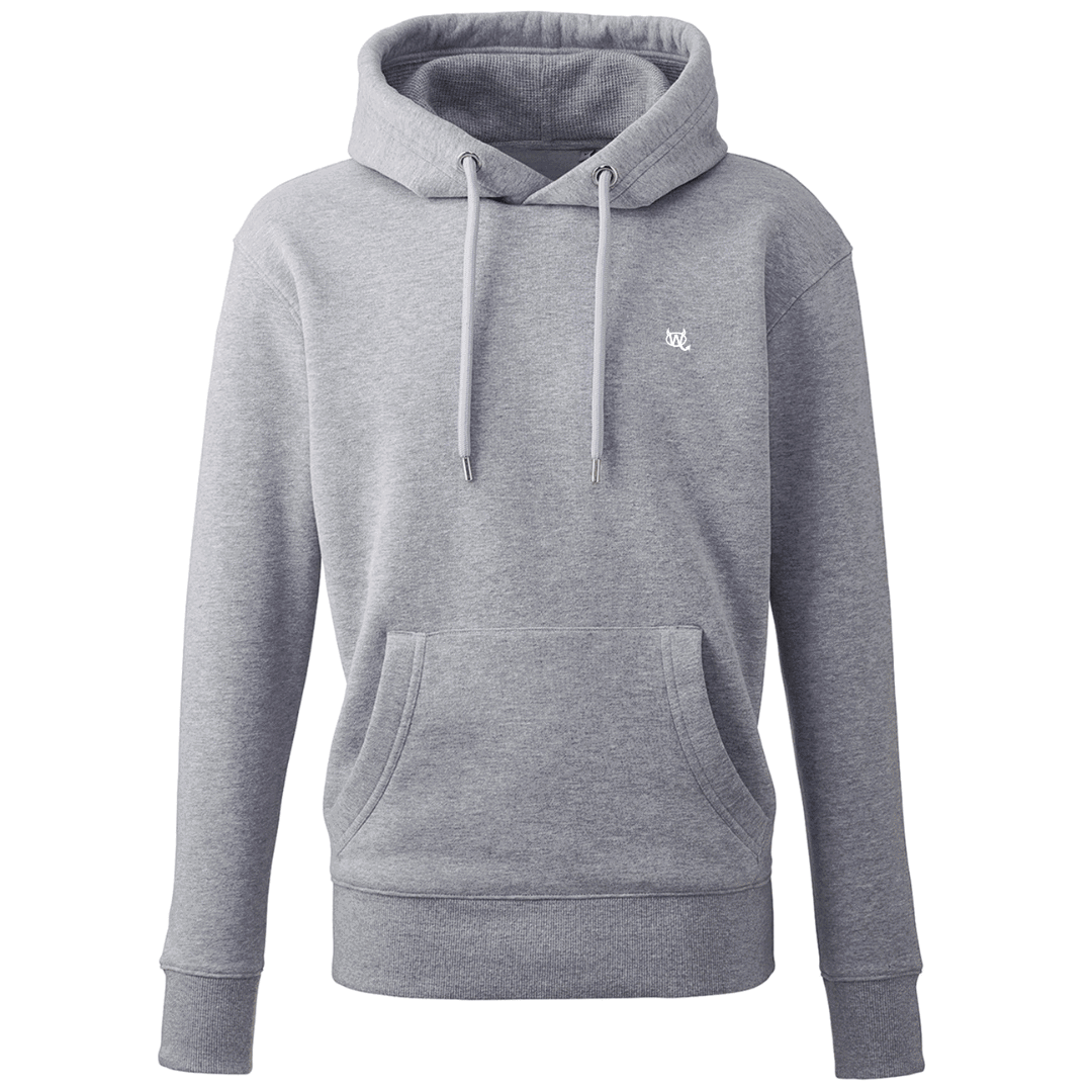 Men's Hoodie - WD Pocket Icon White - WearDevil