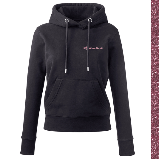 Women's Hoodie - WD Rose Gold Glitter - WearDevil