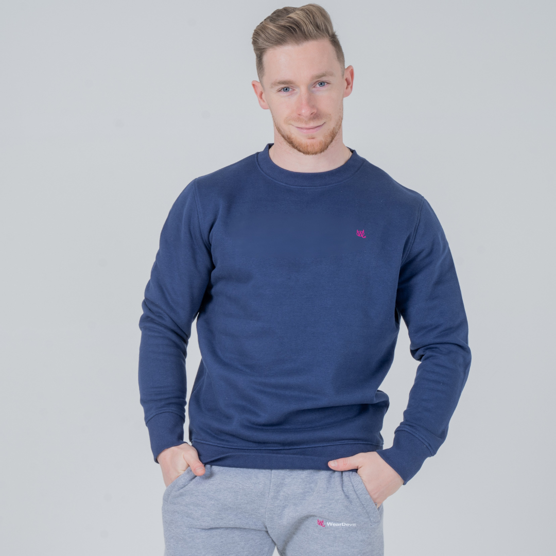 Men's Crew - Pink Devil
