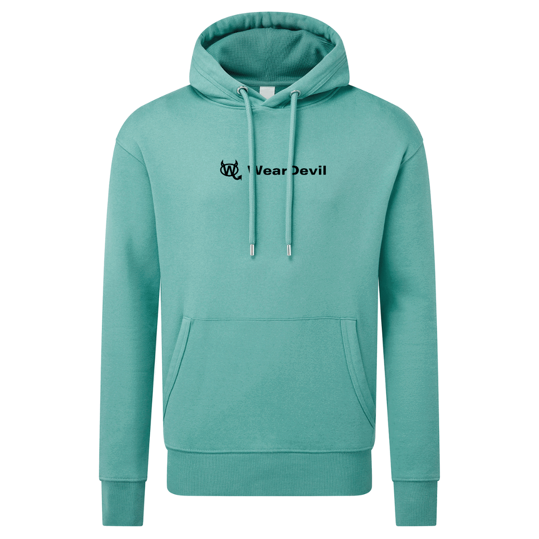 Men's Hoodie - WD Chest Logo Dark Grey - WearDevil