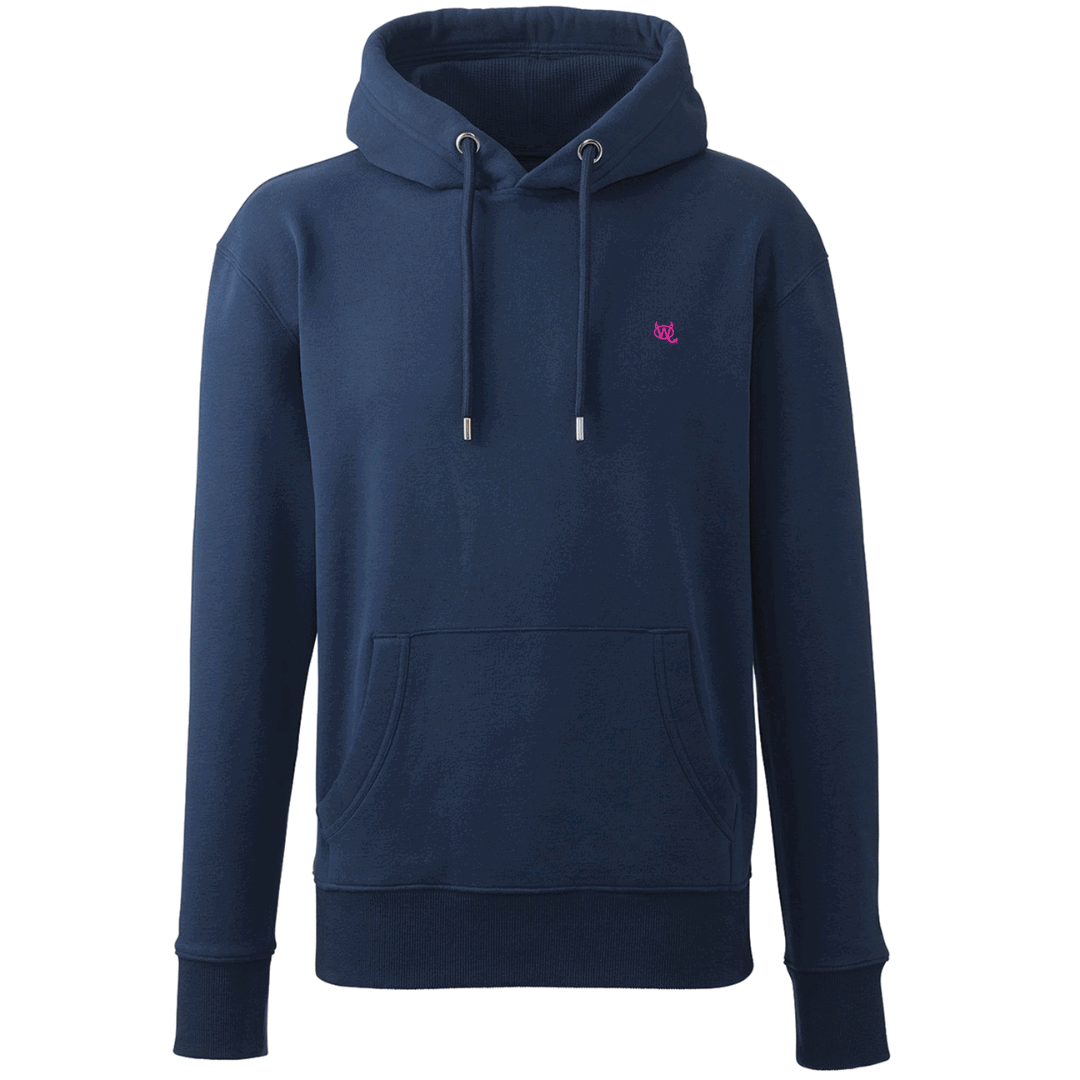 Men's Hoodie - WD Pocket Icon Pink - WearDevil