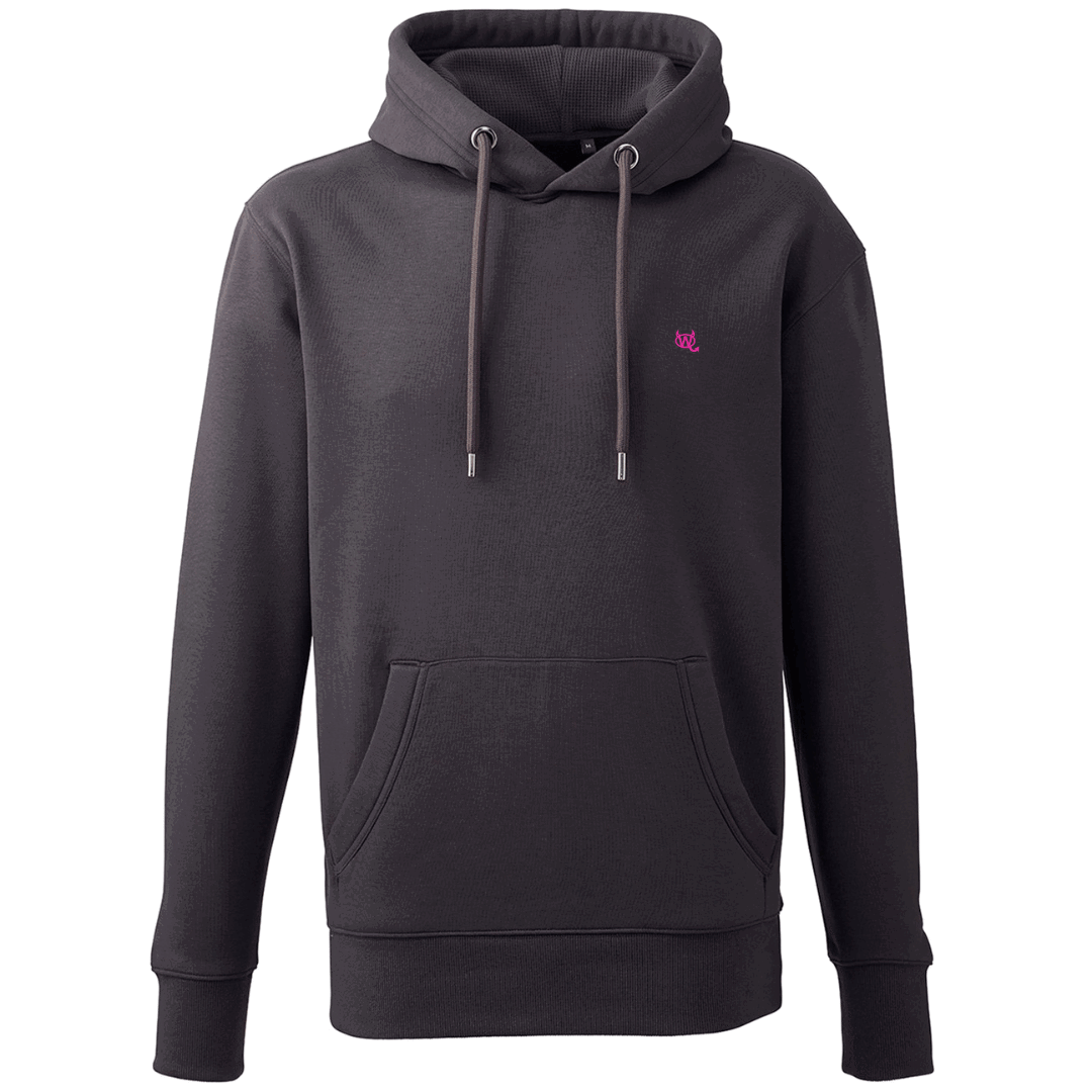 Men's Hoodie - WD Pocket Icon Pink - WearDevil