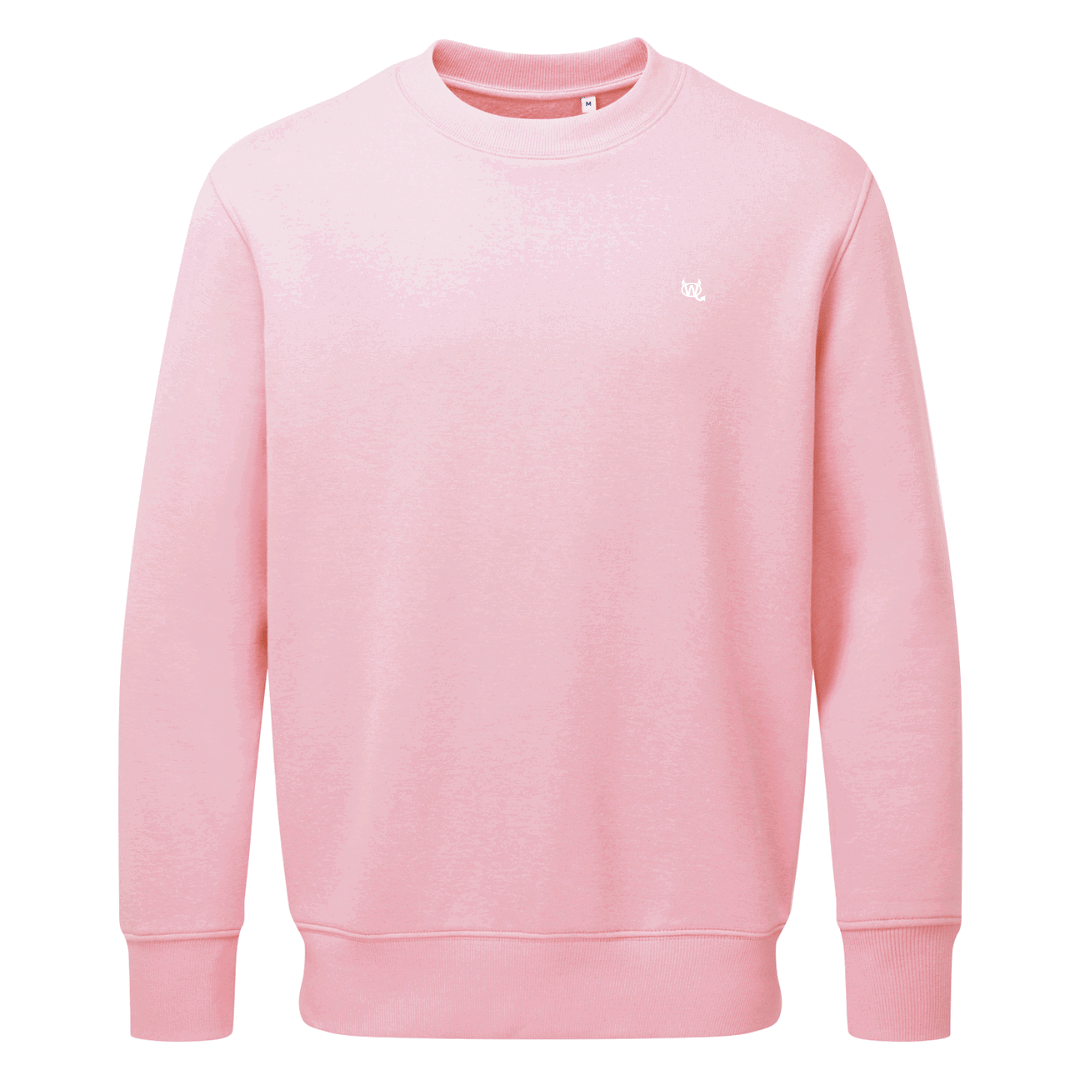Men's Sweatshirt - WD Pocket Icon White - WearDevil