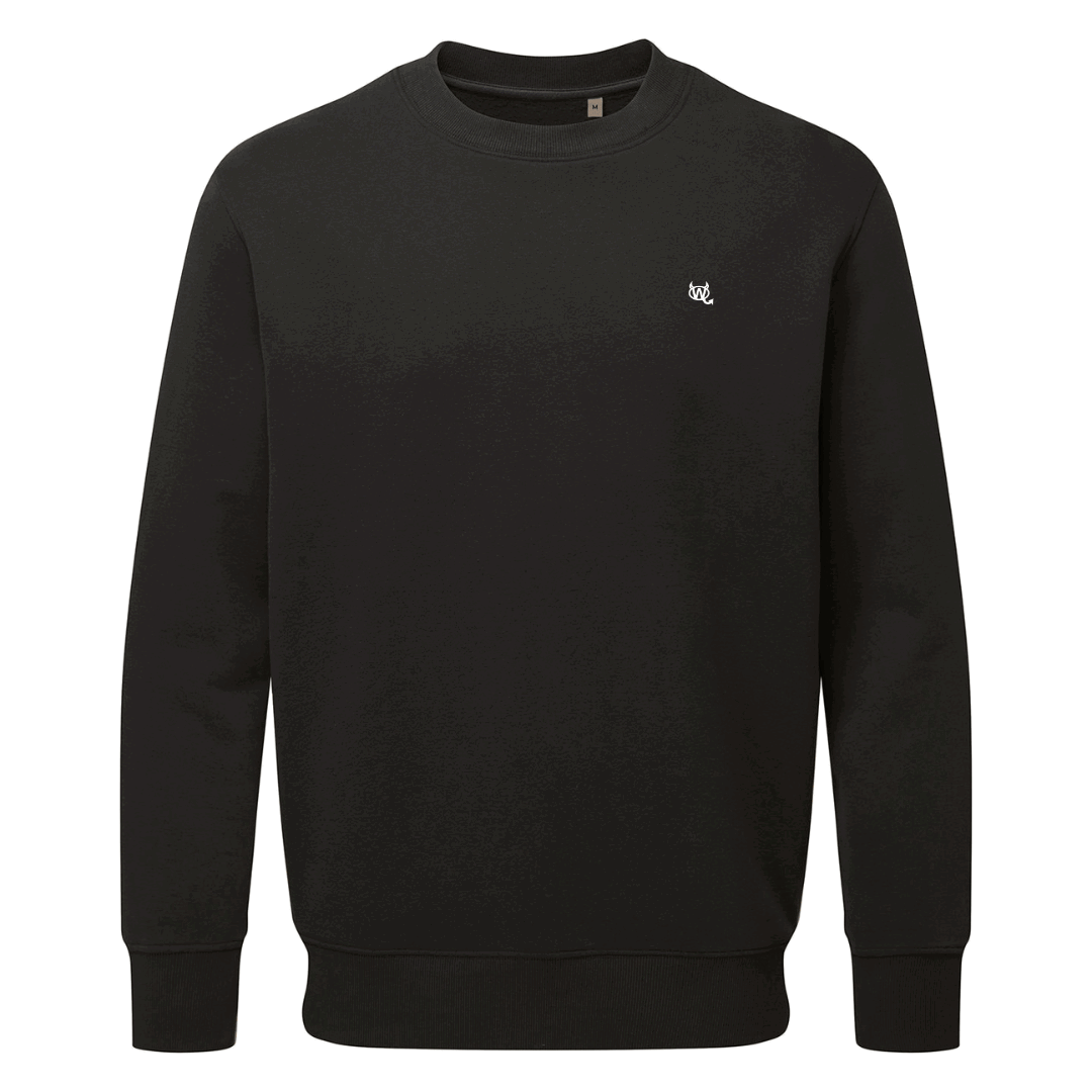 Men's Sweatshirt - WD Pocket Icon White - WearDevil