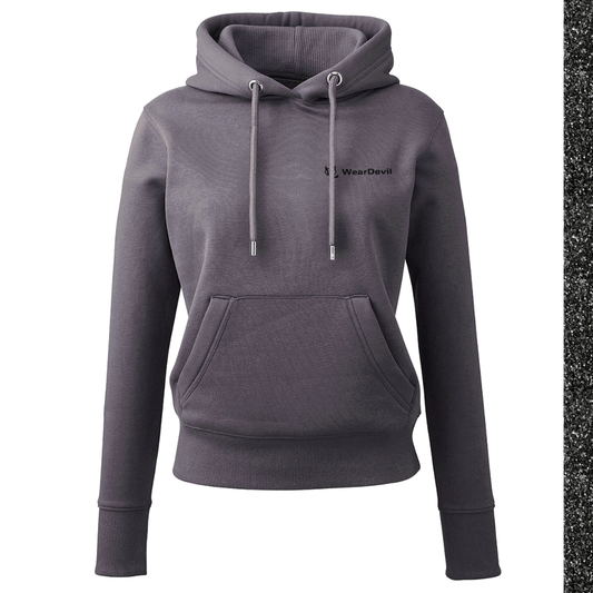 Women's Hoodie - WD Black Glitter - WearDevil