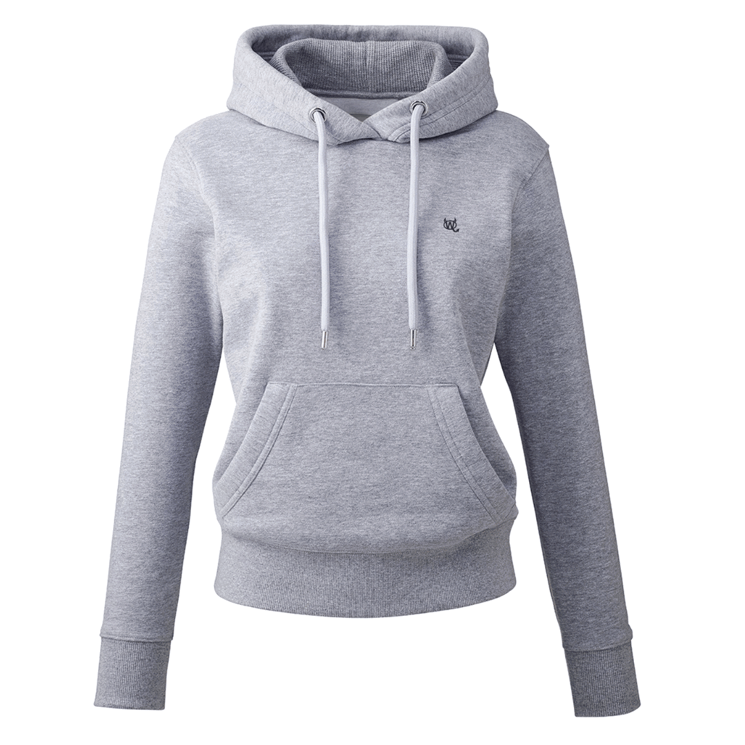 Women's Hoodie - WD Pocket Icon Dark Grey - WearDevil