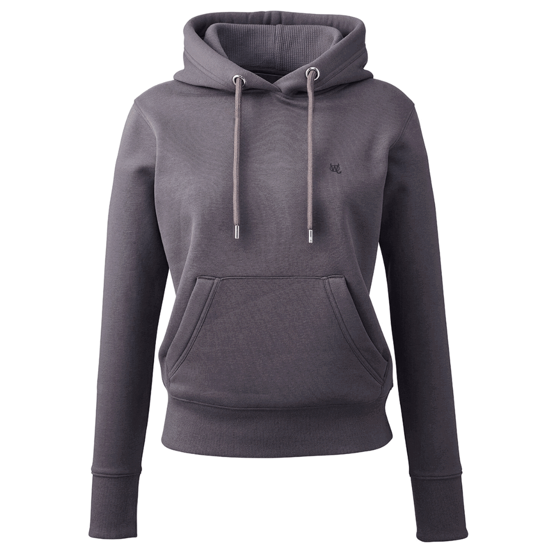Women's Hoodie - WD Pocket Icon Dark Grey - WearDevil