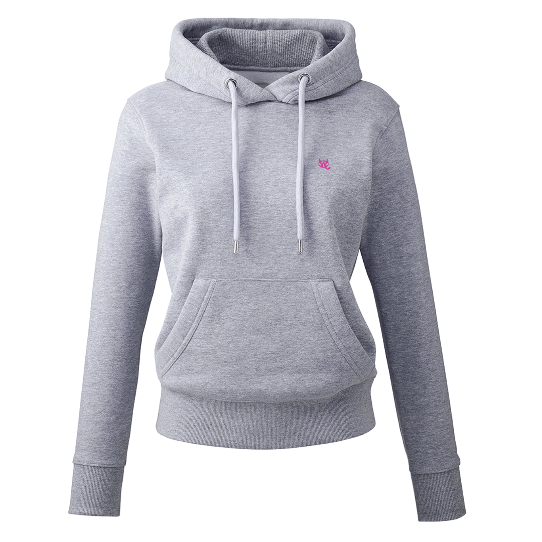 Women's Hoodie - WD Pocket Icon Pink - WearDevil