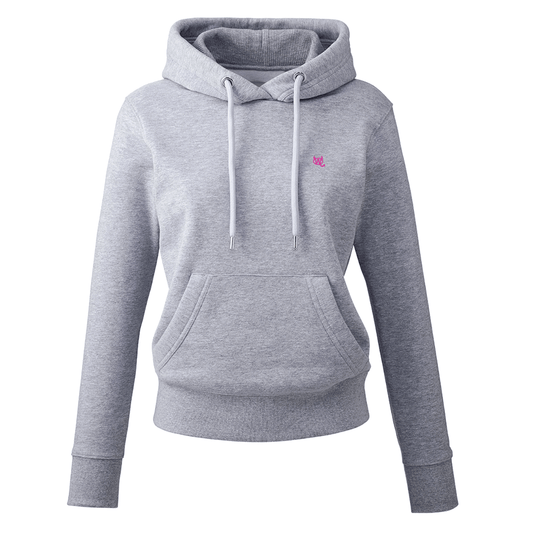 Women's Hoodie - WD Pocket Icon Pink - WearDevil