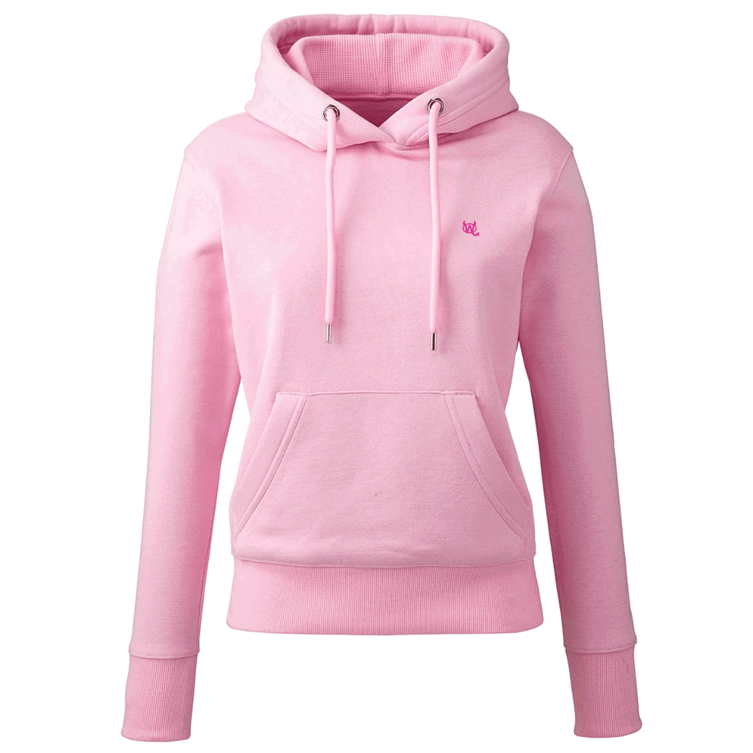 Women's Hoodie - WD Pocket Icon Pink - WearDevil
