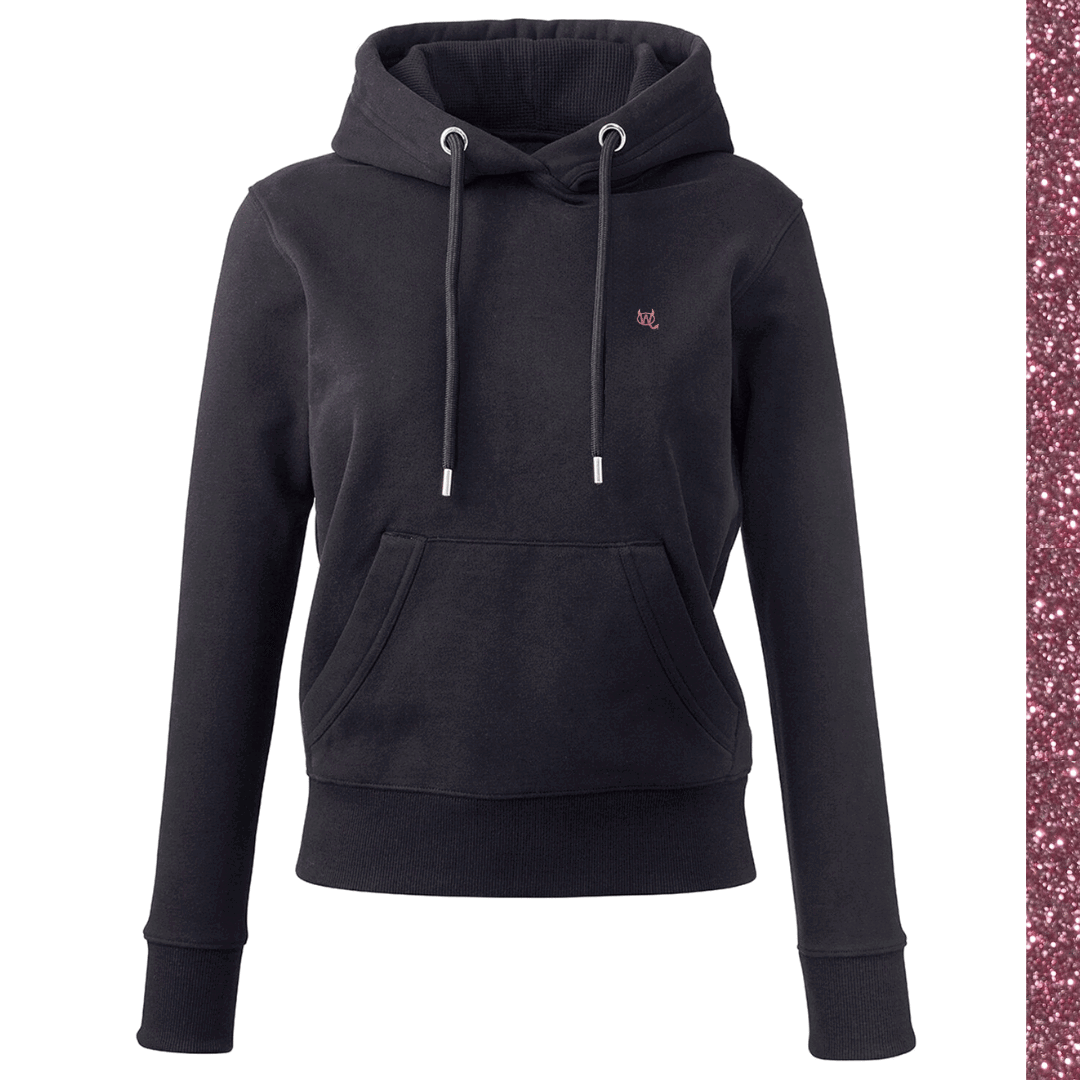Women's Hoodie - WD Pocket Icon Rose Gold Glitter - WearDevil