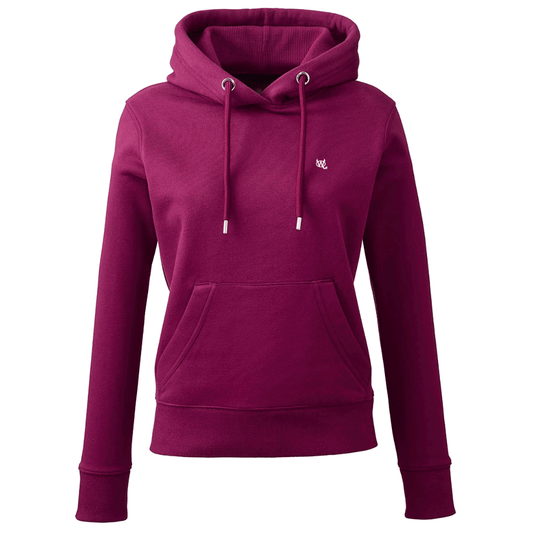 Women's Hoodie - WD Pocket Icon White - WearDevil
