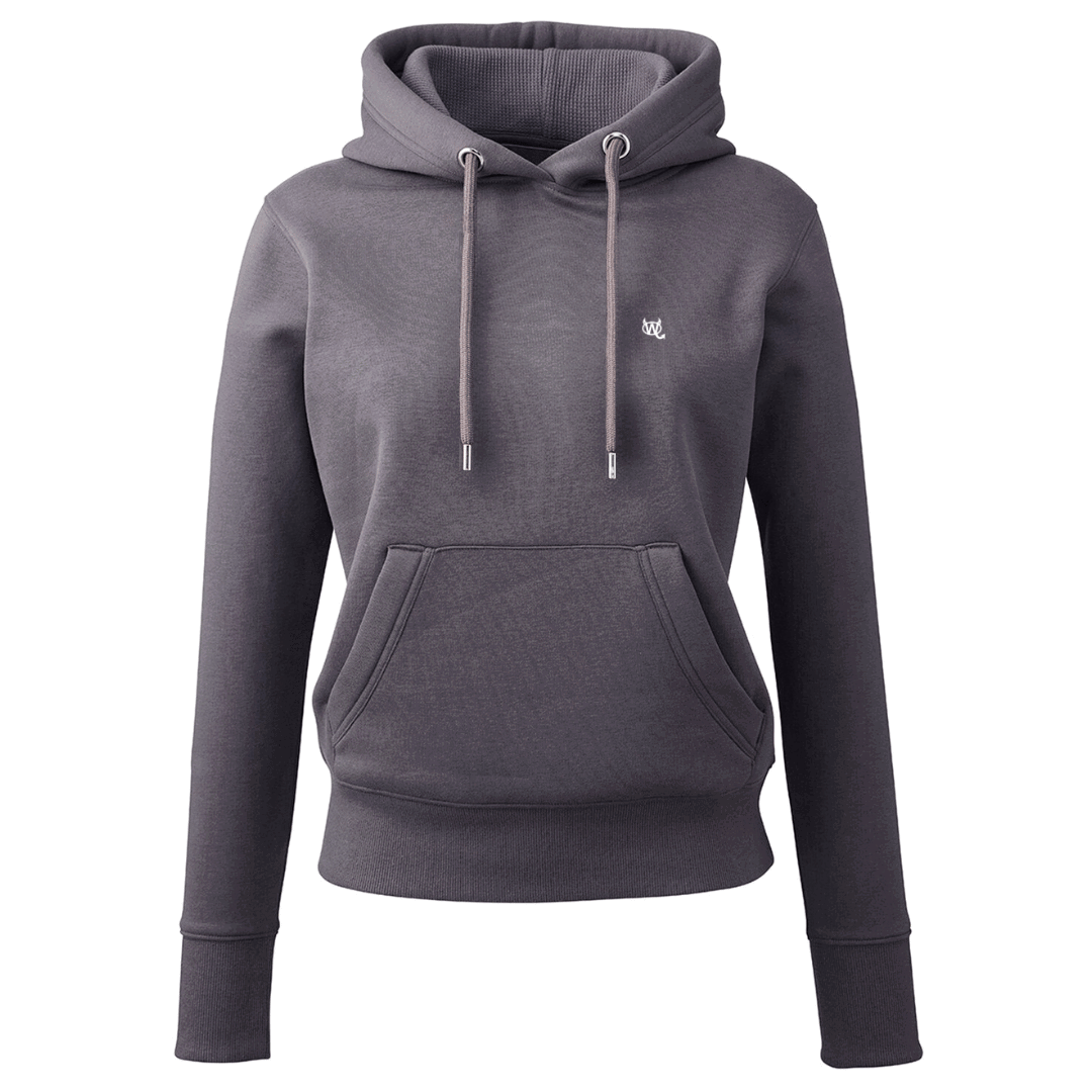 Women's Hoodie - WD Pocket Icon White - WearDevil