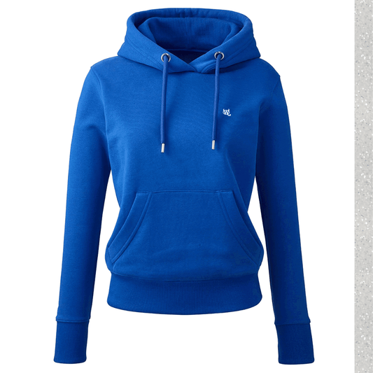 Women's Hoodie - WD Pocket Icon White Glitter - WearDevil