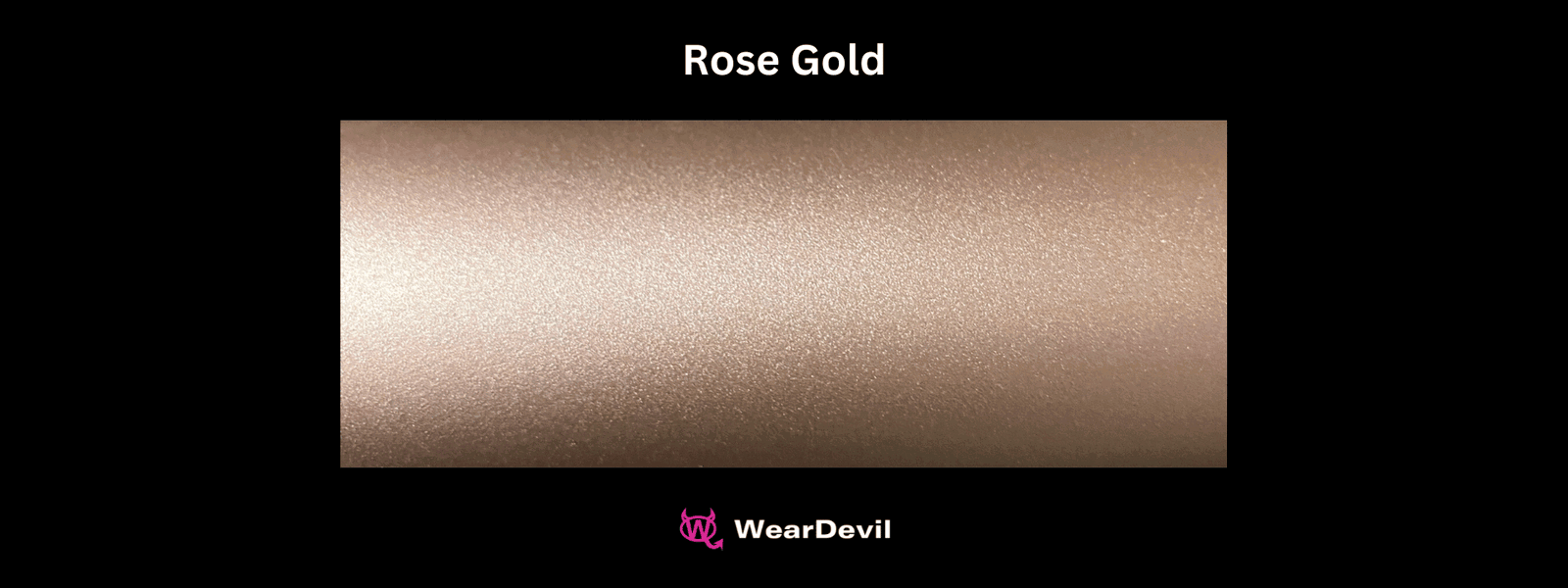 Women's Loose Fit T-Shirt - WD Logo Rose Gold - WearDevil